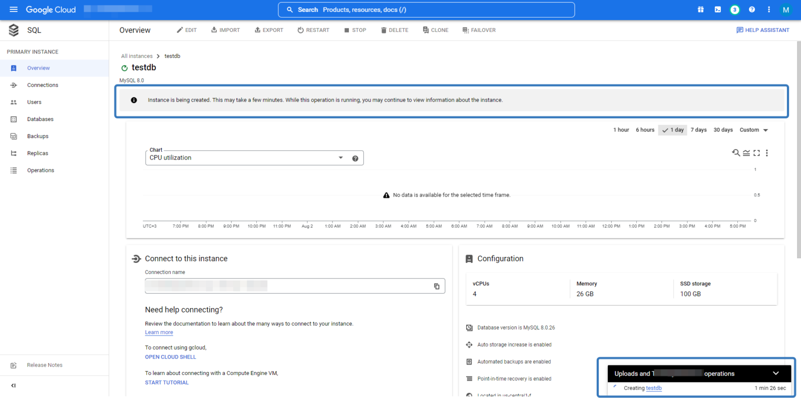 Google Cloud Platform 1 SQL Servisi Üzerinde MySQL Server Kurulumu ...