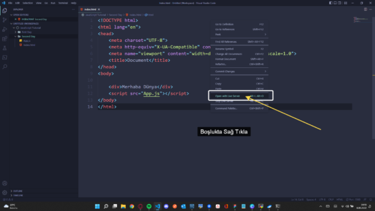 Visual Studio Code Tutorial Live Server Extension Nedir - Kurulumu ve ...