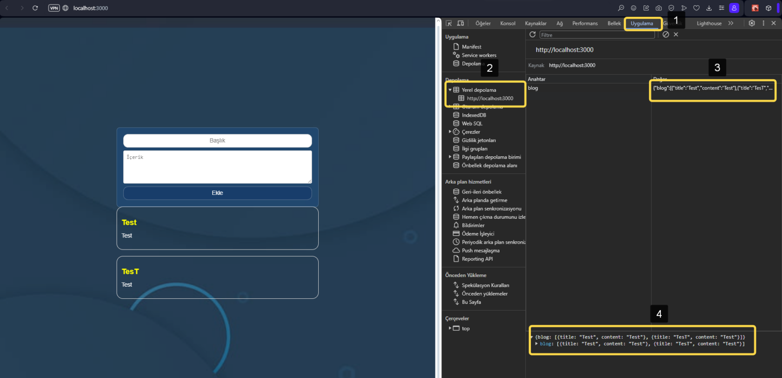 React Tutorial 2023 43 – useEffect Hook'u 3 - With Dependecies - Murat ...