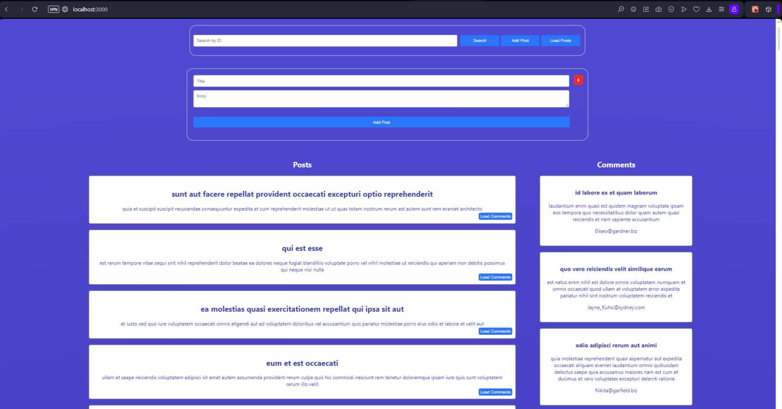 React Tutorial 2023 66 – API İşlemleri 10 - Fetch API Post Metodu ...